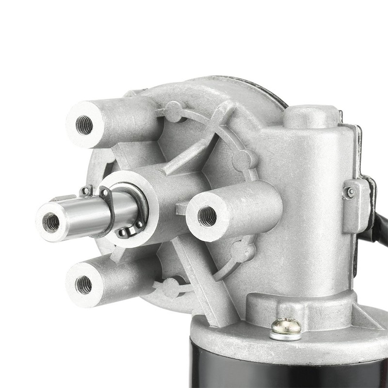 uxcell DC24V 80W 50RPM 6N.M Reversible Worm Gear Motor High