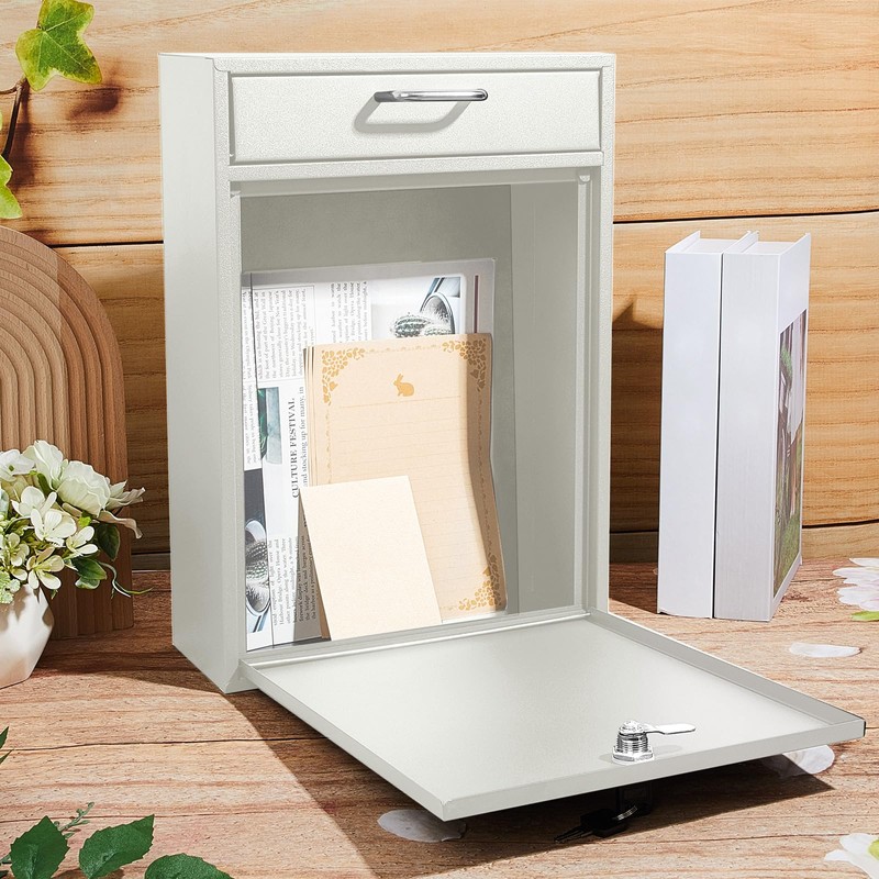 Yaocom Locking Mailbox with Key for Outdoor 16.2 x 11.2