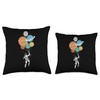 Smarty Pants Designs Astronaut Holding Planet Balloons Solar System Space