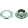 TRUSCO (torasuko) Double Sided Grommets Brass Nickel Plated 12 mm 20 Pack pthpbn12