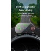 Asudaro Car Wireless Charging HUD Projector, Multi-Functional Navigation & Charging,