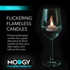 MODGY LED Floating Tealight Candles Flameless Battery Operated Flickering Light