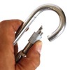 Stainless steel locking biner 11mm / carabiner quick link screw tarp ring key ring