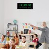 14.1 Inch Oversized LED Digital Wall Clock with Indoor Temperature,