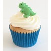 Holly Cupcakes 6 Mixed Colour Sugar Dinosaurs- edible & handmade