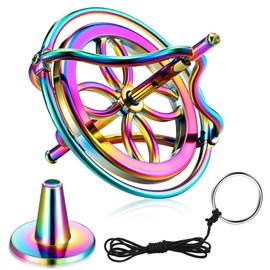 Norme Gyroscope Toy Metal Anti Rotating Desk Gyroscope Flying Motion Balance Physics Toy for Girls Boys Adult Birthday