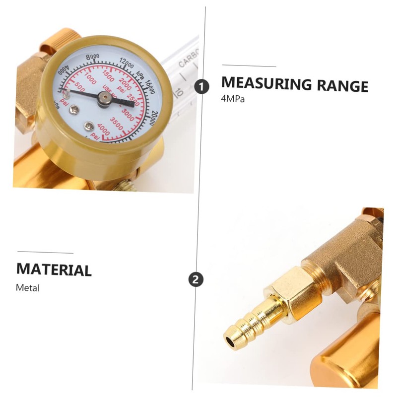 OSALADI Argon Regulator for Welding Design Accurate Measurement Performance for