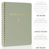 Simplified Monthly Budget Planner - Easy Use 2024 Financial Organizer