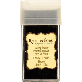Recollections Ebony Flocking Powder .4 Oz Bottle