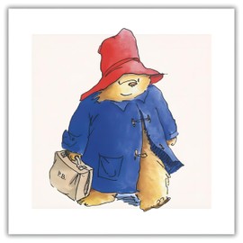 Paddington Bear Square Greetings Card with White Envelope Museum Collection