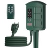 BN-LINK Outdoor Power Stake Timer Waterproof, Power Strip with 6