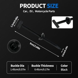 100-Pack Heavy-Duty Self-Locking Nylon Cable Ties with Flush Cutter Included–Universal Multipurpose Zip Ties Holder for Car Repairs & Daily Use (100+1pcs)