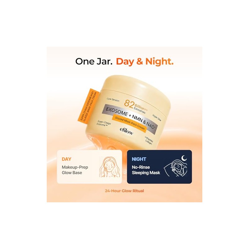 Super Chaga Exosome NAD+ Glazed Mask Pack Cream (1.69 fl.oz)