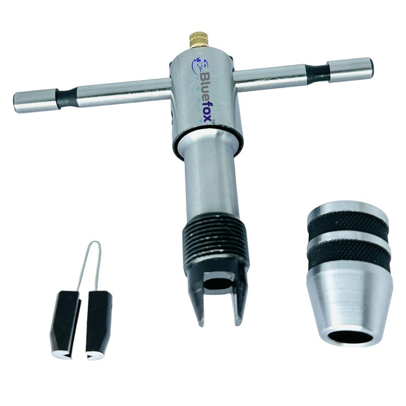 BLUEFOX TOOLS Reversible Ratchet T-Handle Tap Wrench - (5/32'' to