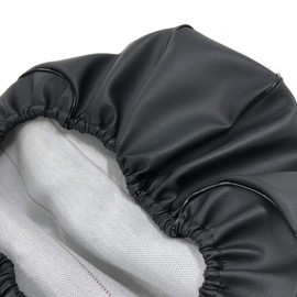 Honda Tactmet Inn (AF51) Black Dedicated Design Seat Cover, Strong Rubber Type, Made in Japan (Thick Fabric) [Fabric Color: Black/Piping Color: Front and Back, Black] CHRIS-HCR1016-C10