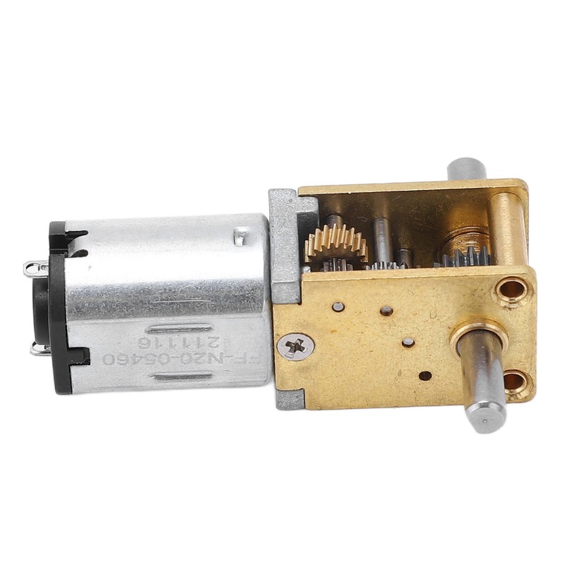 Gear Motor Speed Reduction Dual Output Shaft Worm Brushed Large