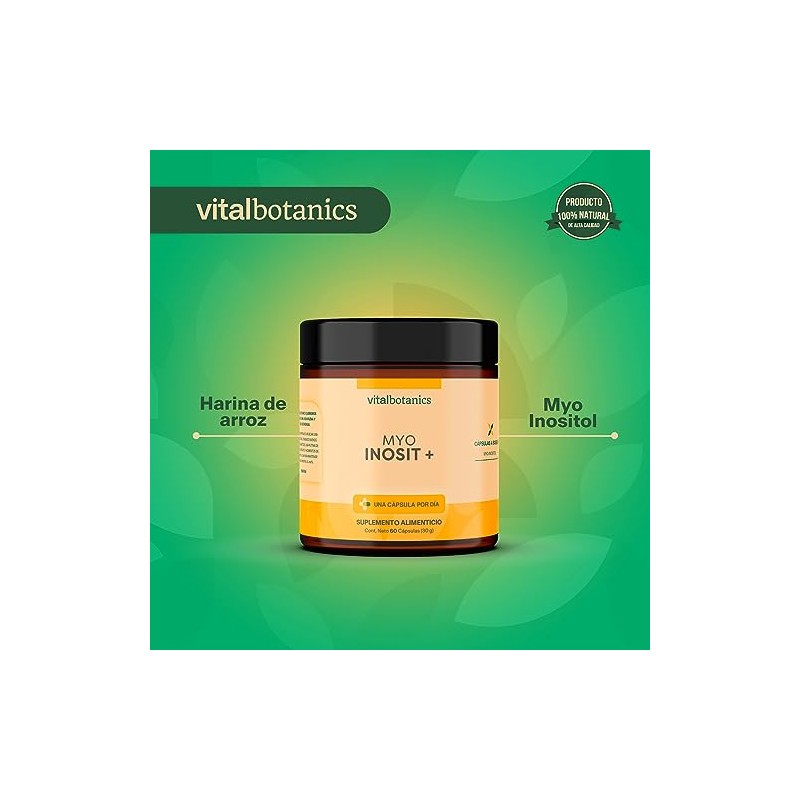 Myo Inositol para Hombre y Mujer VITAL BOTANICS