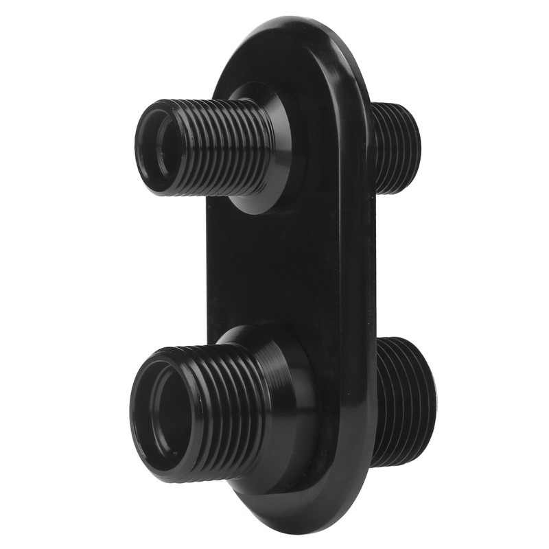 Car 2‑Port Air Conditioner Bulkhead Connector Universal Modification Replacement for