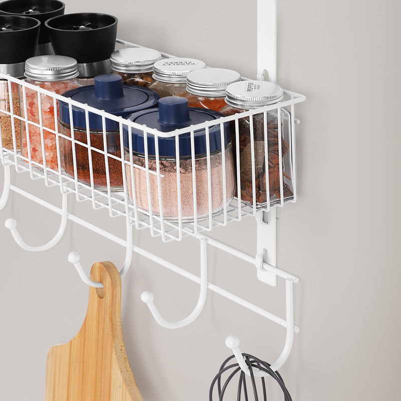 Over The Door Basket Organizer 3 Tier Hanging Kitchen Storage
