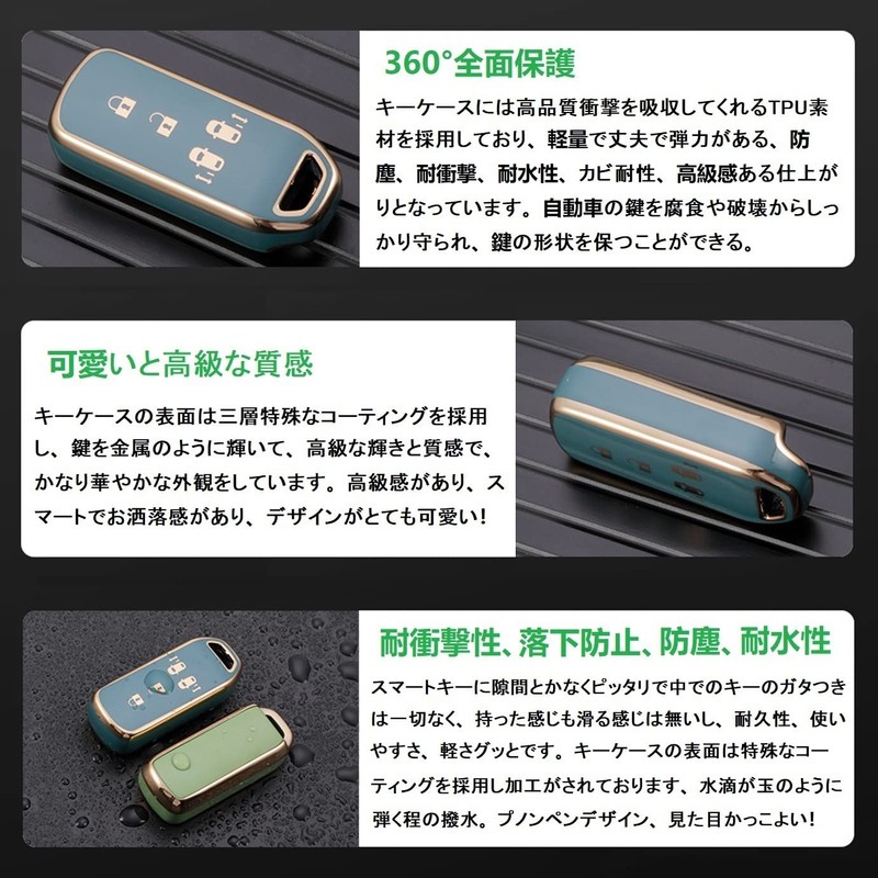 [ZANEKO] N-BOX Key Case Compatible with Honda N-BOX N-ONE N-WGN