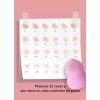 NO.8 Esponjas Para Maquillaje Cosmética Uso Húmedo Y Seco+estante
