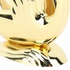 Gold Napkin Holder Elegant Modern Tissue Dispenser Stand Zinc Alloy