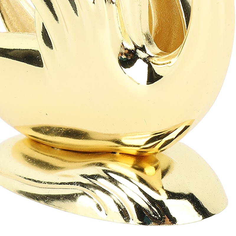 Gold Napkin Holder Elegant Modern Tissue Dispenser Stand Zinc Alloy