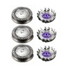 3 Piece Replacement Razor Head for HQ3 HQ4 HQ55 HQ56