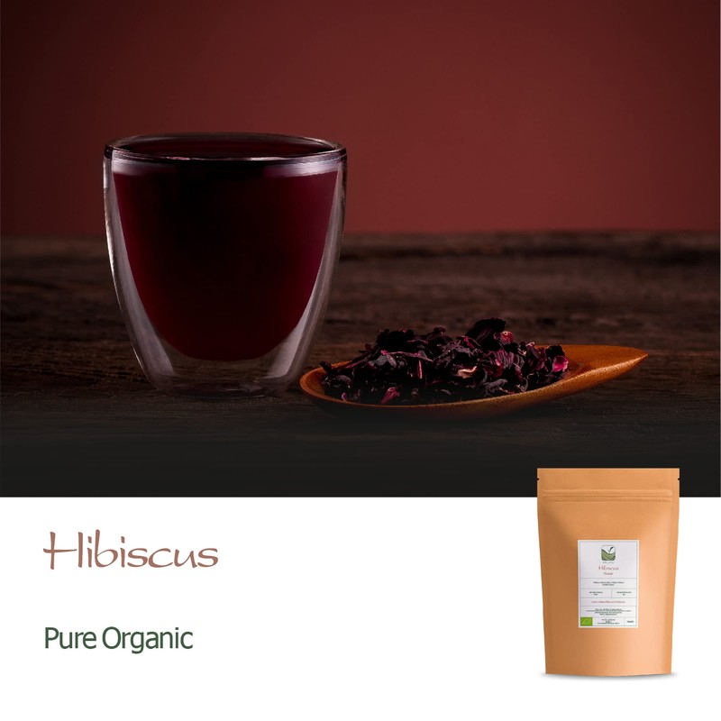 Hibiscus Organic Flowers Herbal Tea - Lemon Tart & Berry