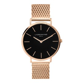 LIEBESKIND Berlin Unisex Adult Analogue Quartz Watch, Ip Rose Gold