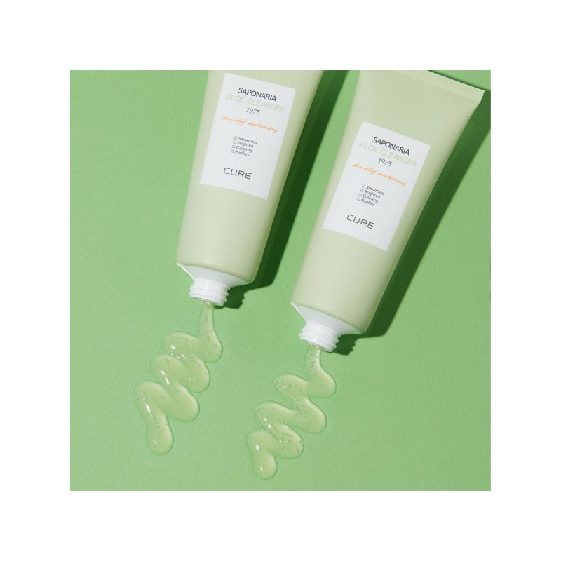 (1+1) Kim Jeong-moon Aloe Cure Saponaria Aloe Cleanser 150g /
