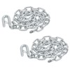 AYMMIC 1/4'' x 27''Steel Boat Trailer Safety Chain, G30 Binder