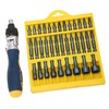 36Pcs Screwdriver Set Magnetic Rotatable Base 1/4 Socket Ratchet Screwdriver