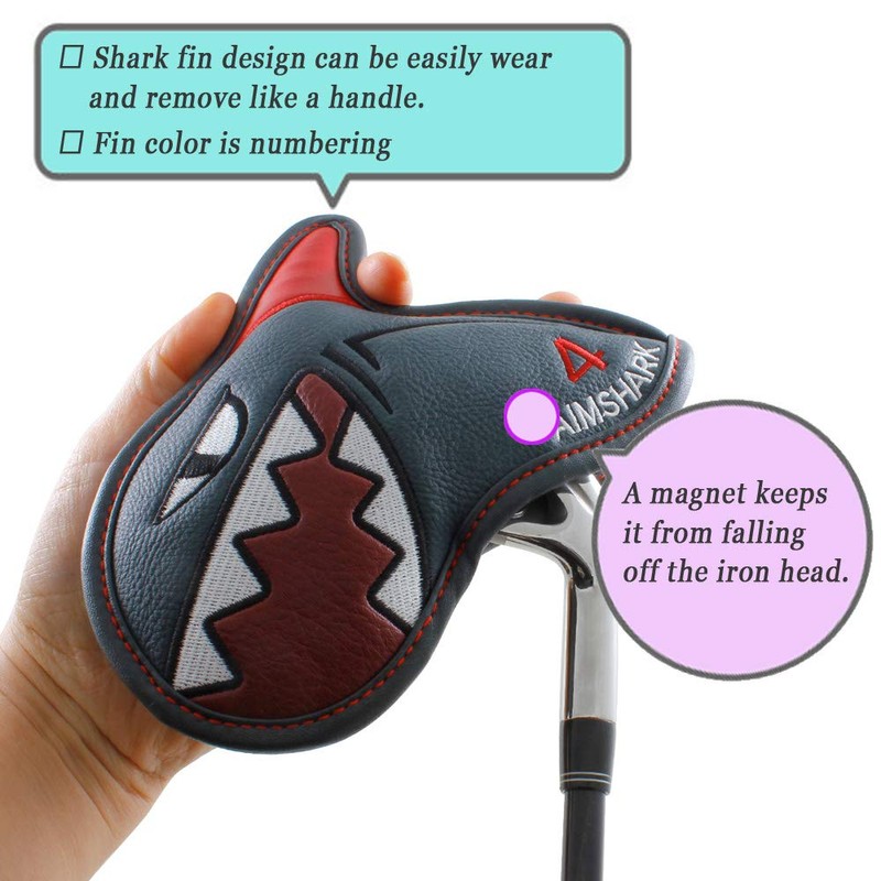 AIMSHARK Coloring Golf Iron Covers / Set of 9 /