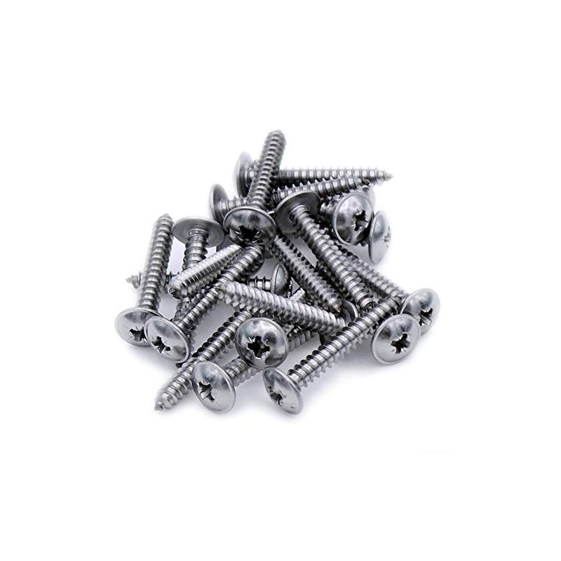 No.8 x 0.75 (4.2mm x 19mm) Pozi Flanged Self-Tapping Screw