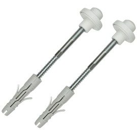 AERZETIX - C57782 - Set of wall mounting for sanitary wall washbasins - threaded bolt M10x140mm - dowel diameter 14x70mm - fixing set for basins