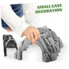 jojofuny 2Pcs Train Tunnel Model Realistic Cave Accessory for Railway