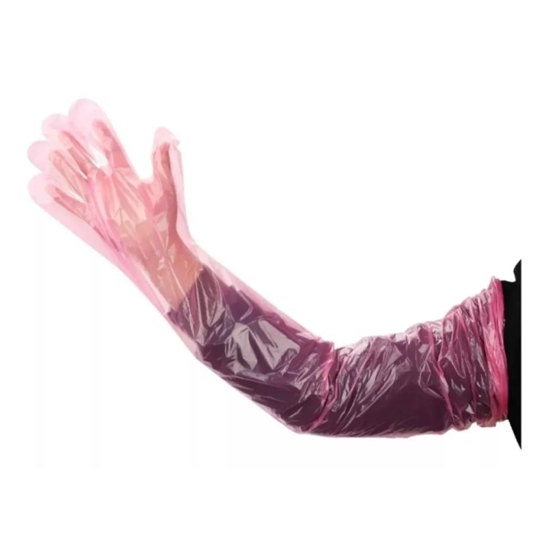 TecnoPorc Guantes Desechable Uso Veterinario 25 Pares