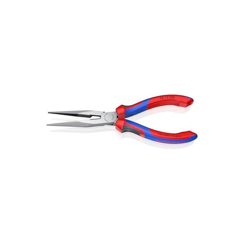 Knipex Pinza Punta Larga con Corte 8 con Mango Ergonómico,