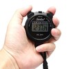 TopHomer Handheld Stopwatch Digital Chronograph Sport Counter Training Eletronic Count