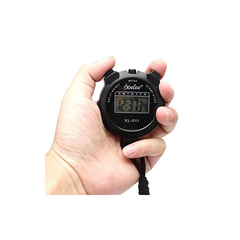 TopHomer Handheld Stopwatch Digital Chronograph Sport Counter Training Eletronic Count