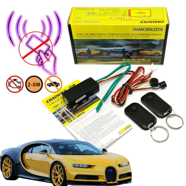 Unbranded RFID 2.4GHZ Wireless Immobilizer Car Anti-Theft Engine Lock Circuit