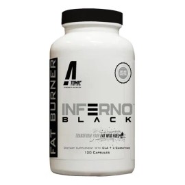 Pre Entreno Inferno Black con CLA y Carnitina Sin Sabor de Atomic Strength                                                                            