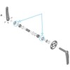 SHIMANO Y0ly98010 FC-M6130 Spacer and Ring, Silver, One Size