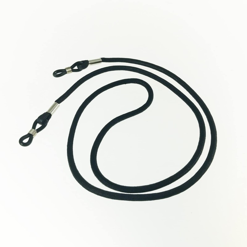 Swans AMZ-A-76 BK Eyeglass Strap, Black, Glasses Cord, Glasses Chain
