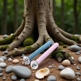 1Pc Color Random Bird Perch Stand Toy Wood Parrot Perch Stand Grinding Claw Sticks Sanded Surface Cage Toy for Parakeets Finches Parakeet Toys