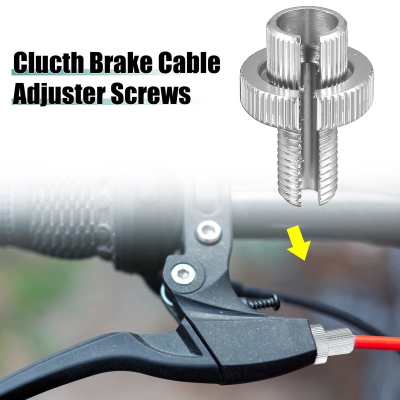 X AUTOHAUX 4pcs M10 Bike Motorcycle Brake Clutch Lever Cable