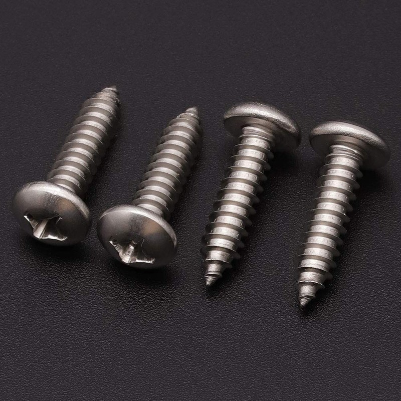#8 x 1/2" (100 Pack) Stainless Steel Phillips Pan Head