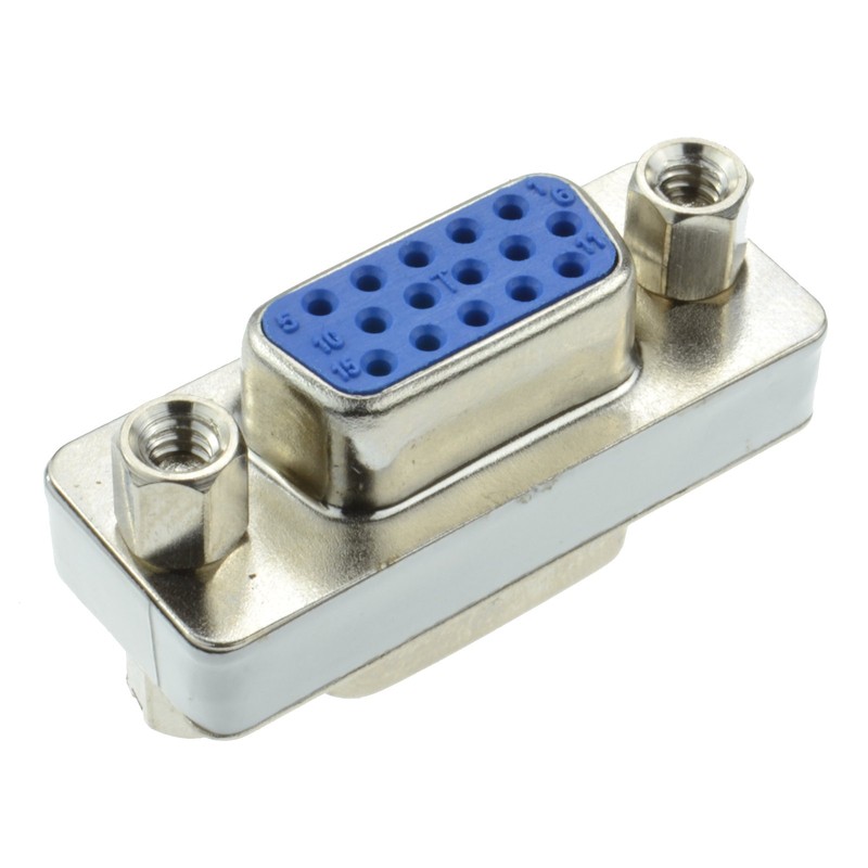 kenable Gender Changer - HD15 (15pin) SVGA VGA Coupler Female