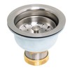 Speakman S-3471-SS Kitchen Deep Dish Posi-Lock Assembly Round Drain, Stainless